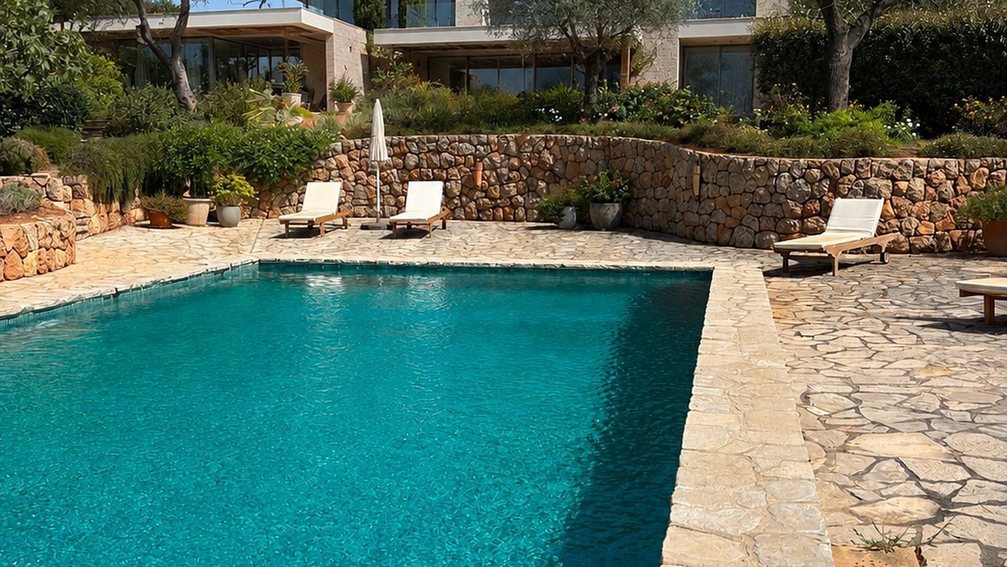 Mallorquinische Finca mit Pool und Natursteinterrassen